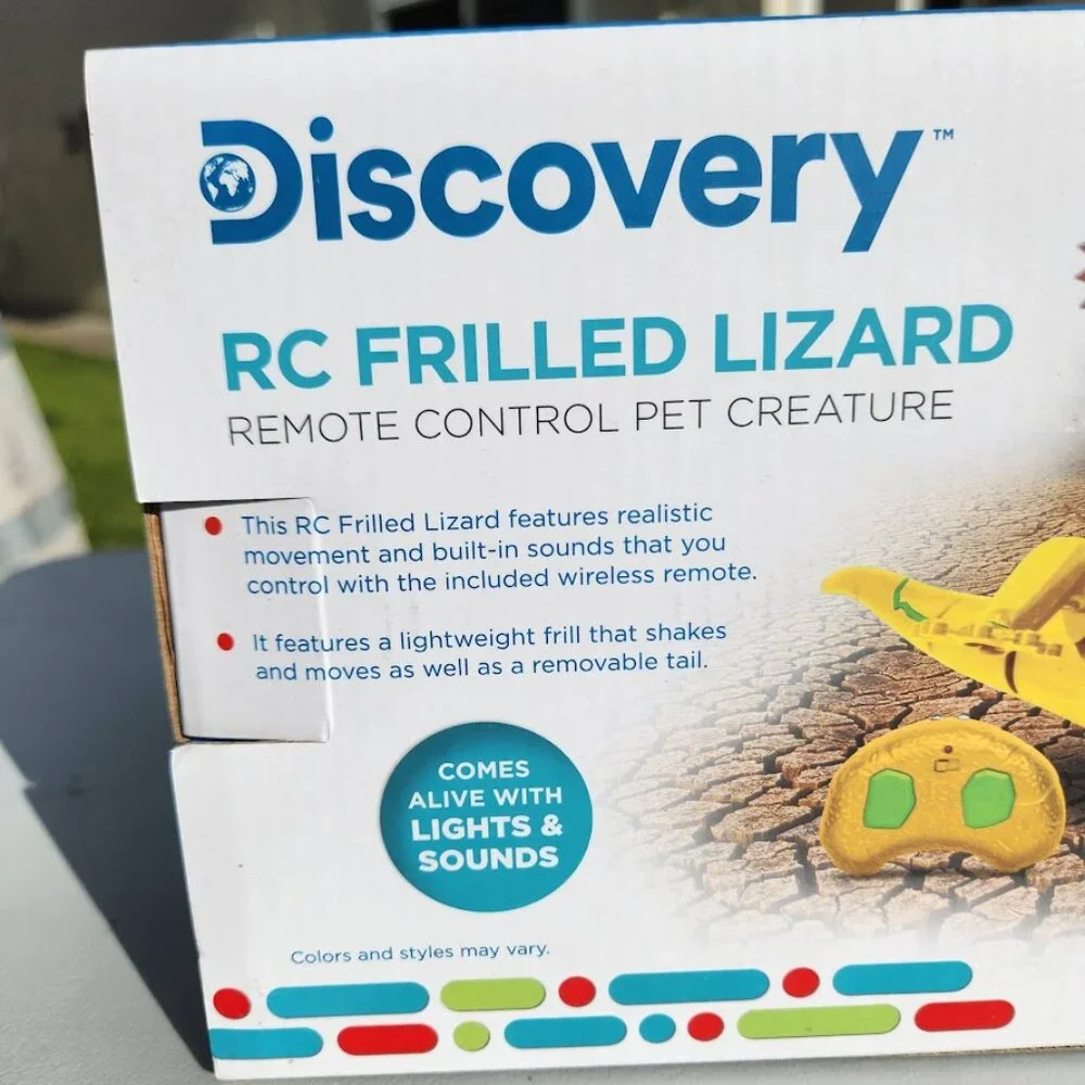 NEW Discovery Kids Robot RC Frilled Lizard Wireless Controller with Motion Activ